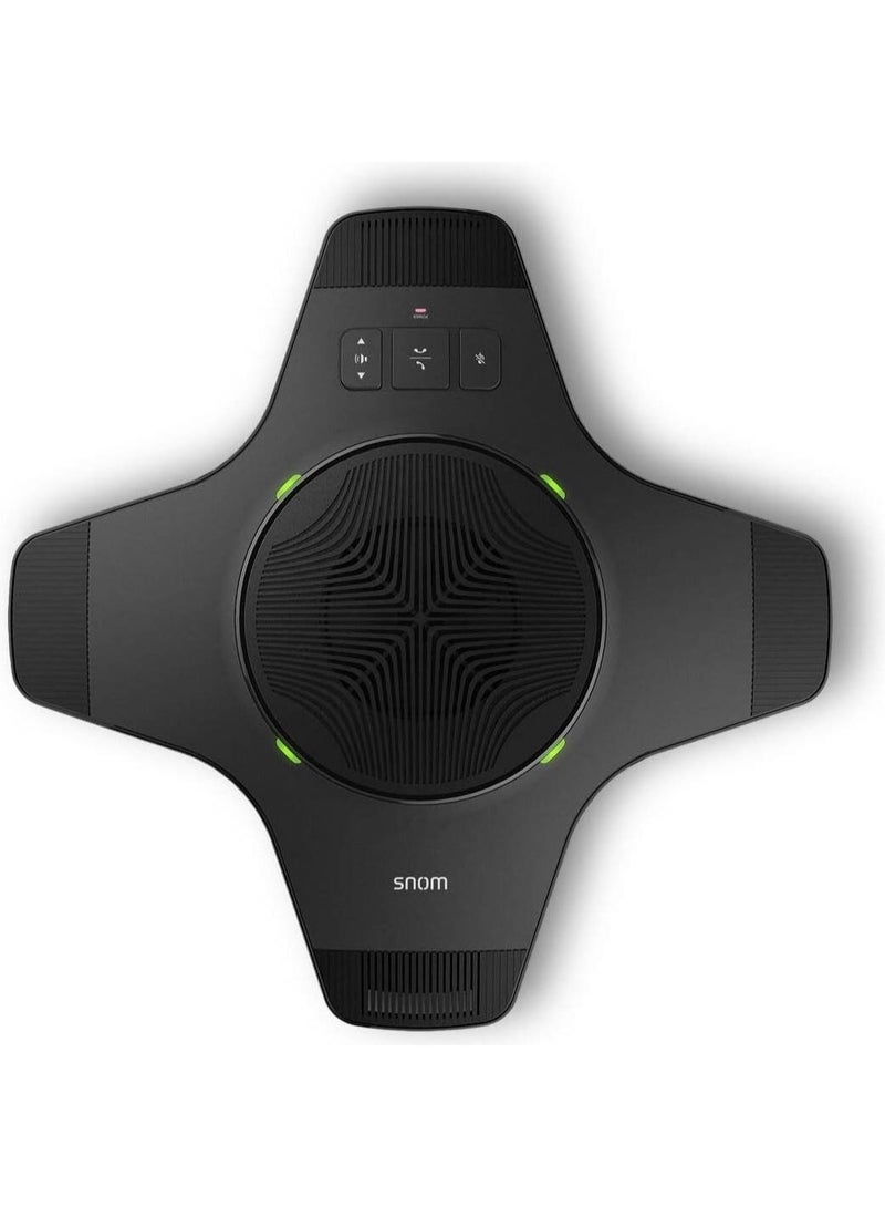 Snom سماعة سلكية لاسلكية Snom C52 SP، مكبر صوت مؤتمرات صوت عالي الجودة DECT مع مدة تحدث تصل إلى 12 ساعة، قابلة للتوسيع لأنظمة مؤتمرات C520/C620 - Image 2